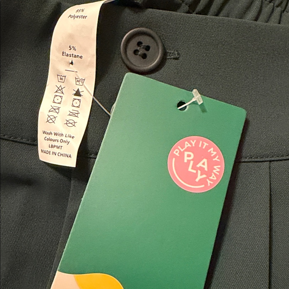 🆕 Halara High Waisted Shirred Straight Leg Work Pants, Size M - Picture 7 of 7